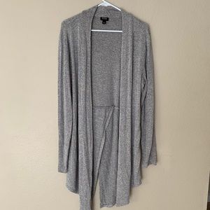 Super Soft Gray Cardigan (lightweight)